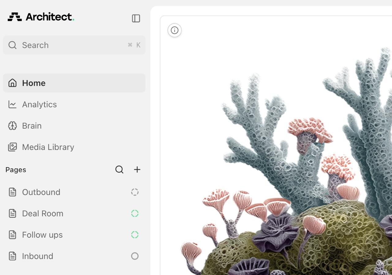 Architect sidebar close-up