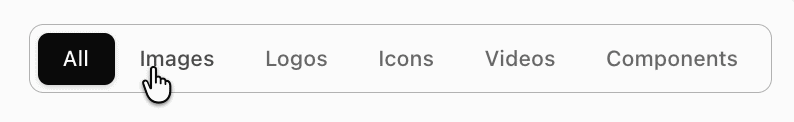 Animated product tab bar interaction
